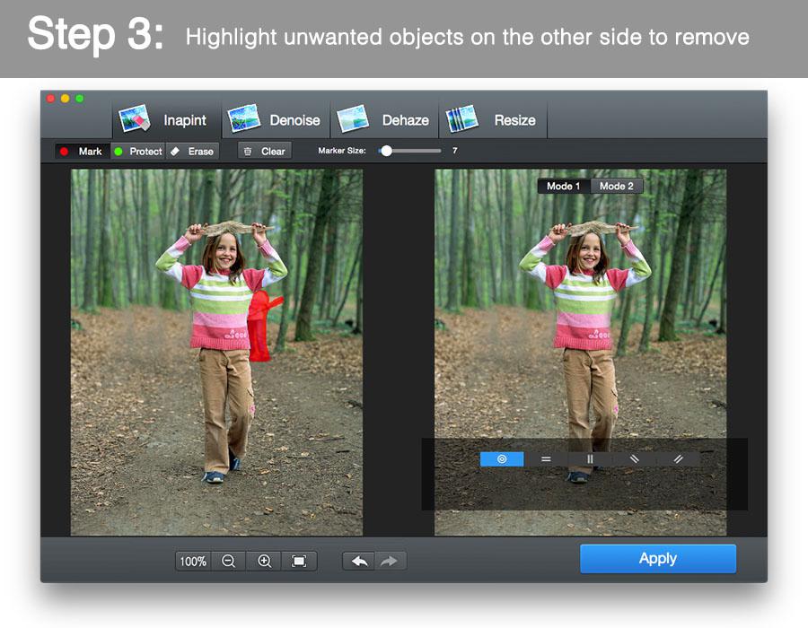 Remove Unwanted from Photo Mac