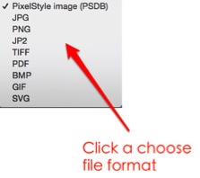 save iamge for mac file formats