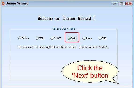 burn dvd