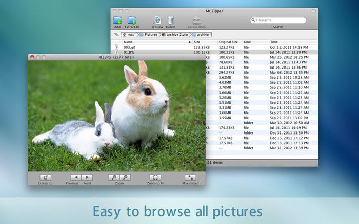 compress file for Mac