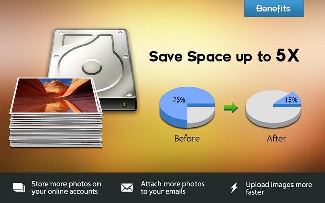 Photo Size Optimizer for Mac screenshot 1