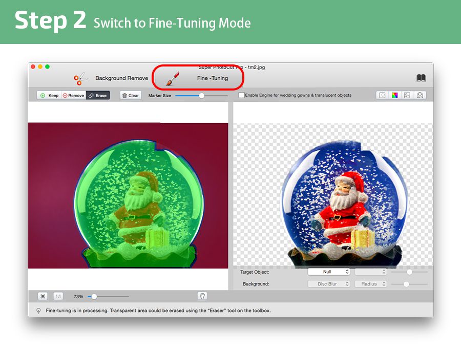 Transparent Object Cutout from image for mac