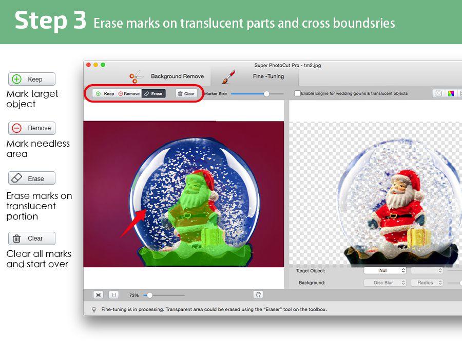 Transparent Object Cutout from image for mac